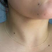 14K Solid Gold Ball Chain.
